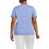 Women's Plus Size Relaxed Supima Cotton V-Neck T-Shirt, Back