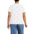 Women's Plus Size Relaxed Supima Cotton V-Neck T-Shirt, Back