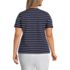 Women's Plus Size Relaxed Supima Cotton V-Neck T-Shirt, Back