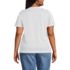 Women's Plus Size Relaxed Supima Cotton V-Neck T-Shirt, Back