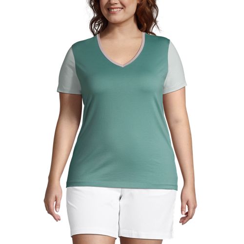 Women's Plus Supima® Cotton Essential Tee