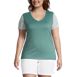 Women's Plus Size Relaxed Supima Cotton T-Shirt, Front