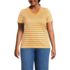 Women's Plus Size Relaxed Supima Cotton V-Neck T-Shirt, Front