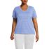 Women's Plus Size Relaxed Supima Cotton V-Neck T-Shirt, Front