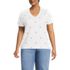 Women's Plus Size Relaxed Supima Cotton V-Neck T-Shirt, Front