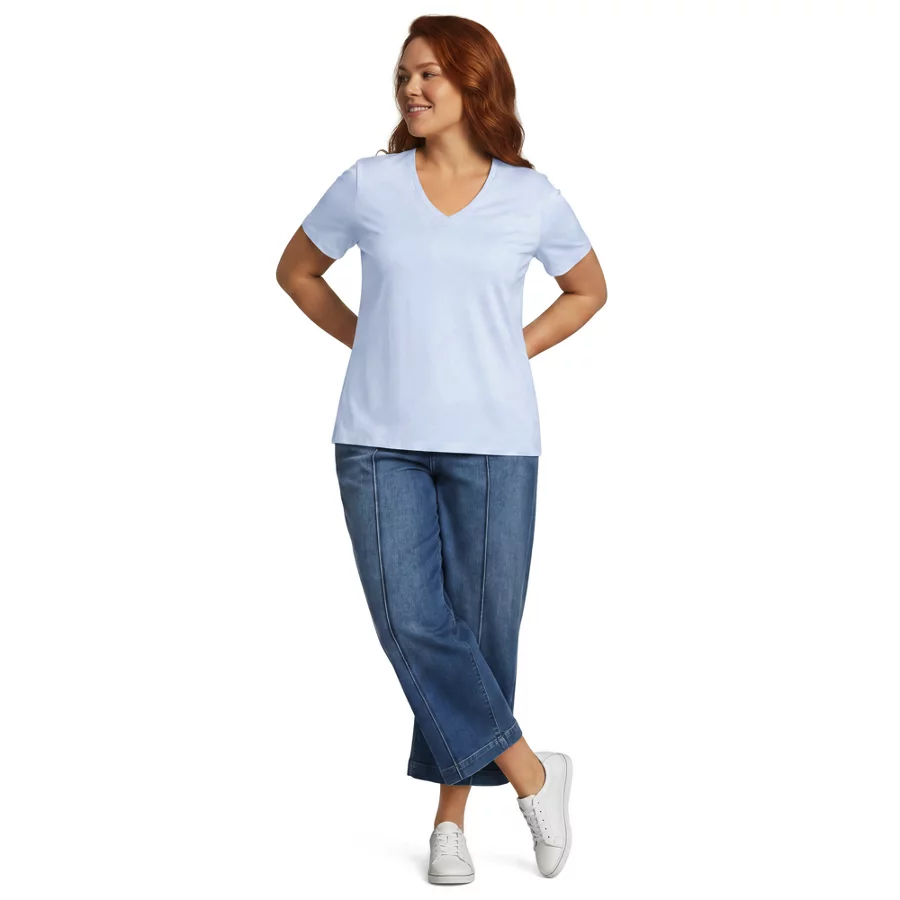 Supima Cotton V Neck T Shirt