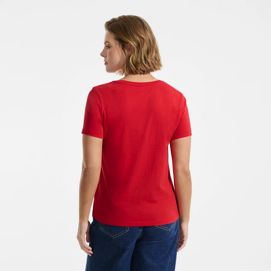 Supima Cotton V Neck T Shirt view 2