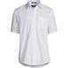 Men's Tall  Short Sleeve Straight Collar Broadcloth Shirt, Front