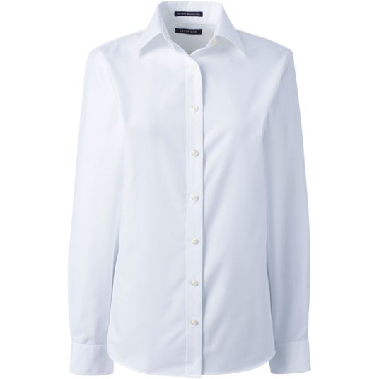 chinese dress ladies Alex White Silky Poplin Shirt main image 1