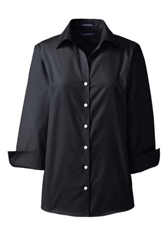 women's plus size white dress shirt