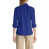 Women's Petite 3/4 Sleeve No Iron Broadcloth Shirt, Back