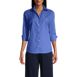 School Uniform Women's Petite 3/4 Sleeve No Iron Broadcloth Shirt, Front