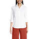 Women's Tall 3/4 Sleeve No Iron Broadcloth Shirt, Front