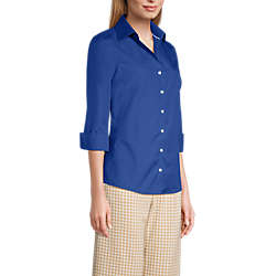 School Uniform Women's 3/4 Sleeve No Iron Broadcloth Shirt, alternative image