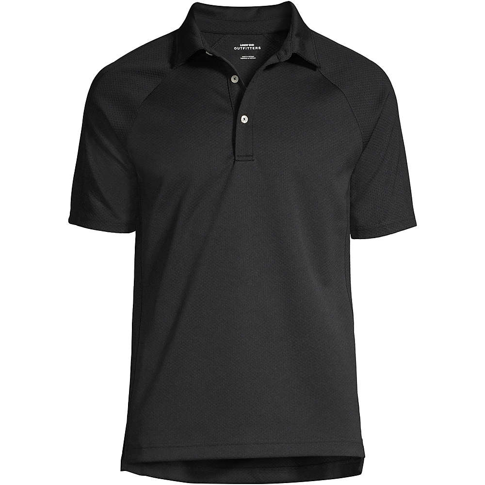 Men's Big Short Sleeve Multi Textured Polo , Front