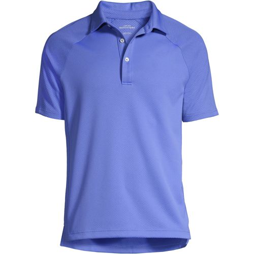 Buy Mens Golf Shirt Moisture Wicking Dry Fit Performance Sport Short Sleeve  Striped Golf Polo Shirts for Men, Aqua Stripe, X-Large at