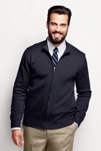 men's dress zip up sweater