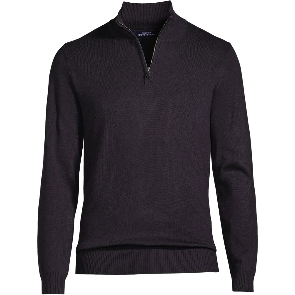 Men's Performance Quarter Zip Mock Sweater