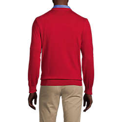 Men's Performance V-neck Sweater, Back