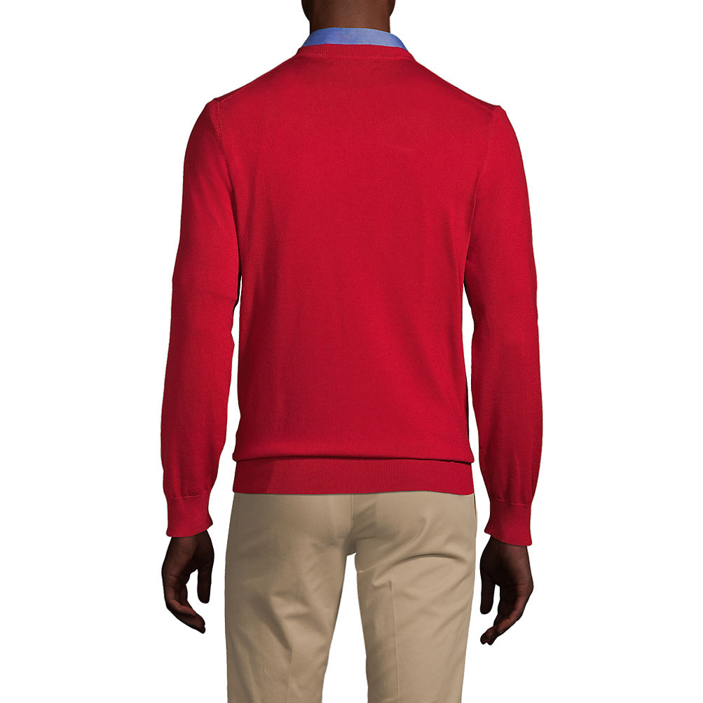 School Uniform Men's Performance V-neck Sweater | Lands' End School Uniform Men's Performance V-neck Sweater | Lands' End