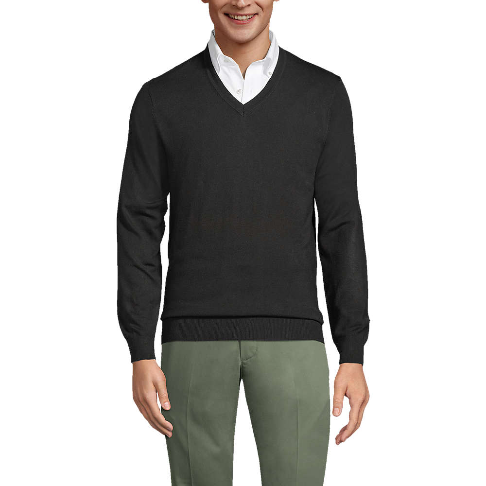 Men's Performance V-neck Sweater, Front