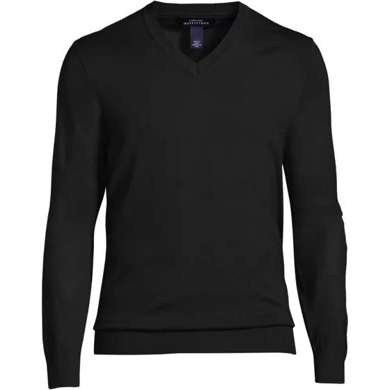 Men's Big Performance Long Sleeve Vneck Pullover Sweater - primary