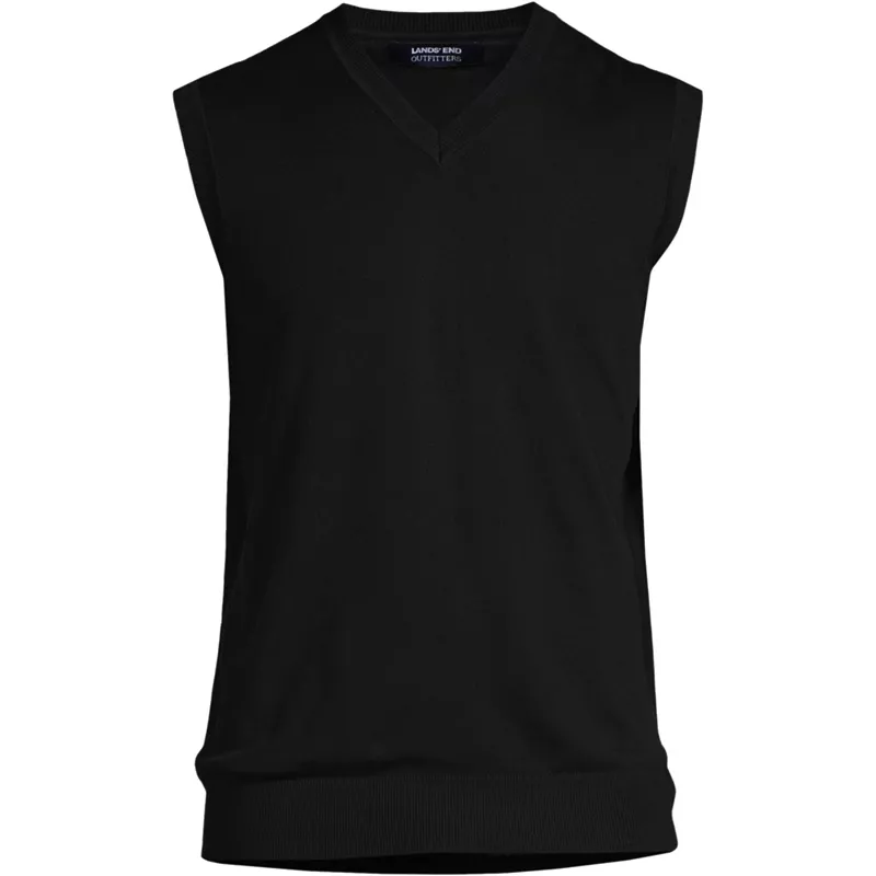 Men's Performance V-neck Sweater Vest, Front