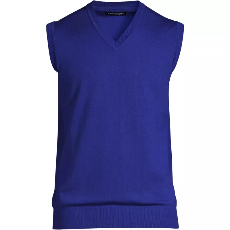 Men's Big Performance Sweater Vest, Front