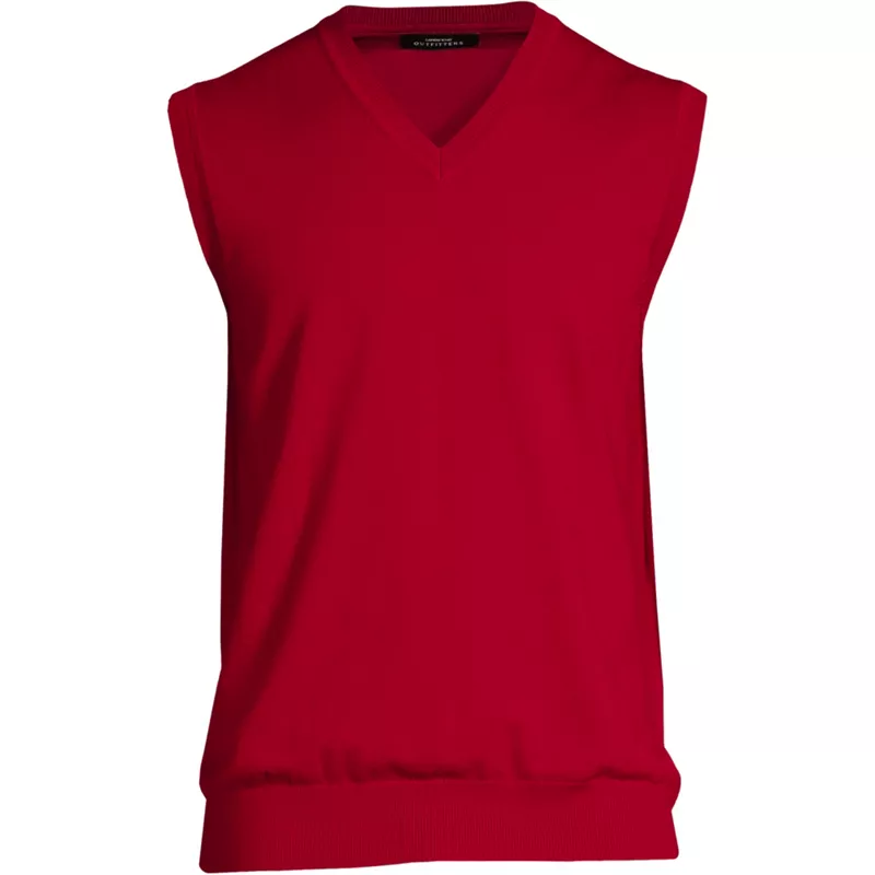 Men's Performance V-neck Sweater Vest, Front
