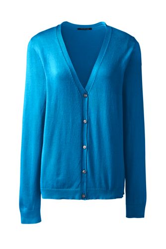 blue cardigan