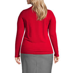 Women's Plus Size Performance Cardigan Sweater, Back