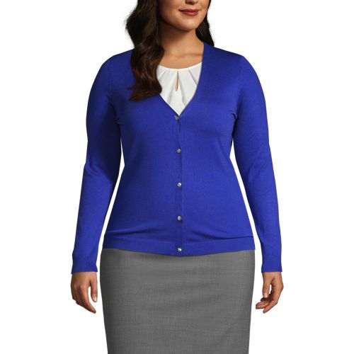 Lands end hotsell plus size cardigans