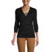 Women's Petite 3/4 Sleeve Performance Cardigan Sweater, Front