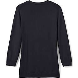 Women's Plus Size 3/4 Sleeve Performance Cardigan Sweater, Back