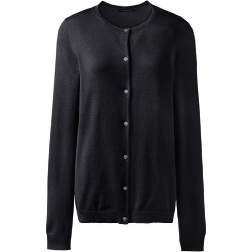 Women's Cotton Modal Crew Cardigan