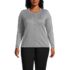 Women's Plus Size Performance Crew Cardigan Sweater, Front