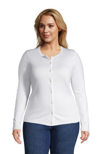 lands end plus size cardigans