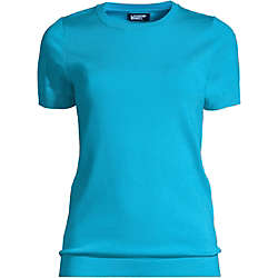 Women's Plus Size Short Sleeve Performance Sweater, Front