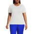Women's Plus Size Short Sleeve Performance Sweater, Front