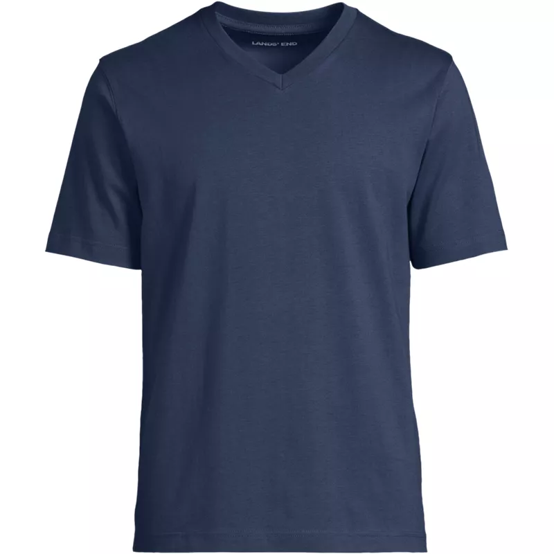 Men's Big and Tall Super-T Short Sleeve V-Neck T-Shirt, Front
