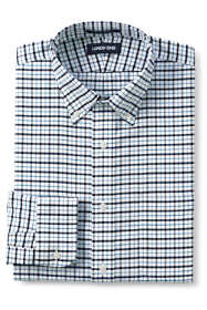 Men's Big & Tall Traditional Fit Pattern No Iron Supima Oxford Dress Shirt