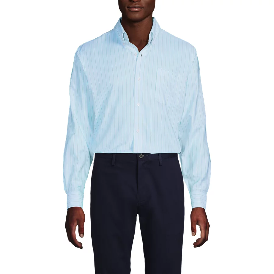 Men's Pattern No Iron Supima Oxford Dress Shirt view 2