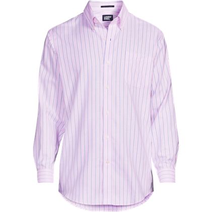 Men's Pattern No Iron Supima Oxford Dress Shirt - image 1