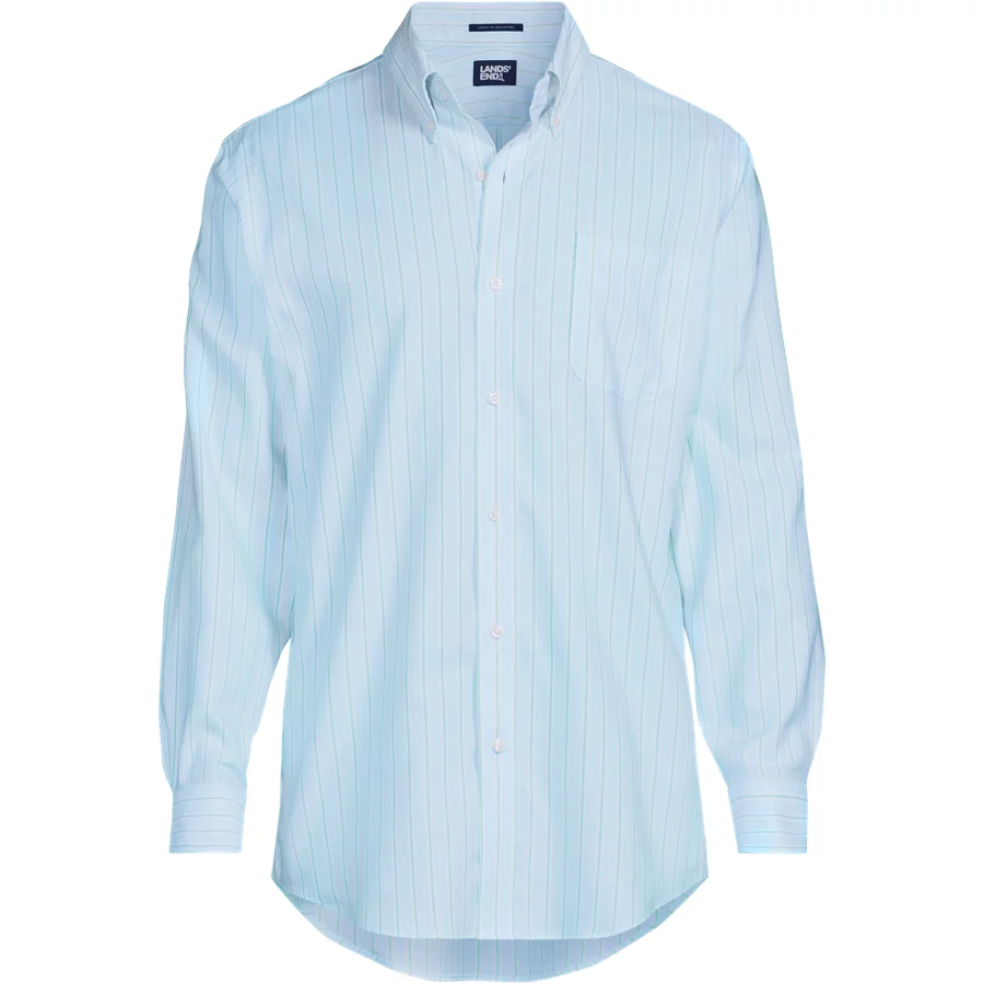 Men's Pattern No Iron Supima Oxford Dress Shirt view 3