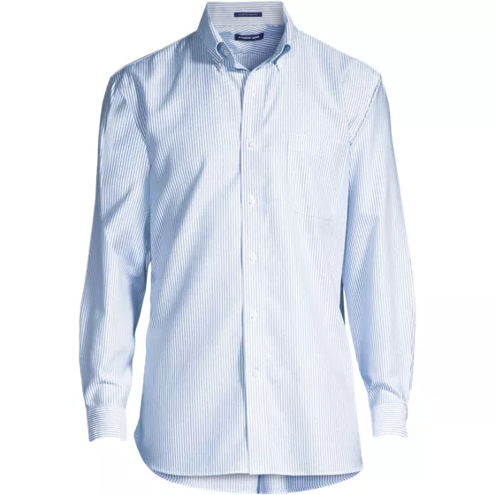 Big and Tall No Iron Supima Oxford Dress Shirt - primary