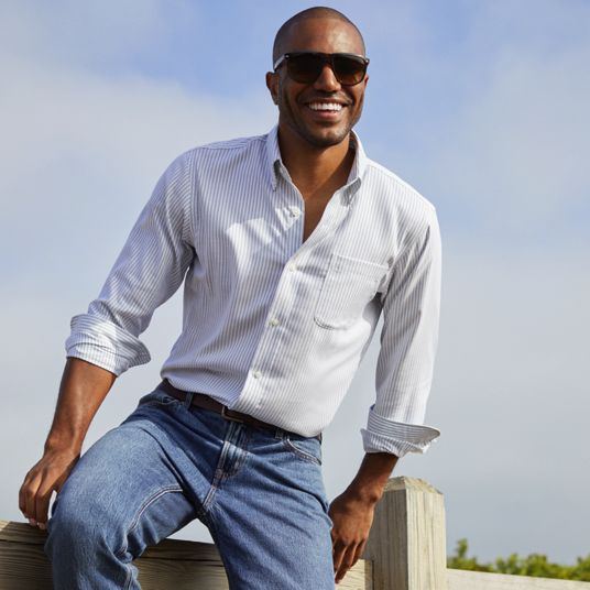 Men's Tall Dress Shirts | Lands' End