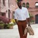 Men's Traditional Fit Solid No Iron Supima Oxford Dress Shirt, alternative image