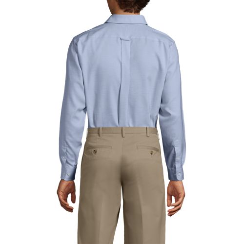  Lands' End Classic Fit. Buttondown-kragen. Oxfordhemd, Herren, Größe:39 84 Regular, Blau, Baumwolle, By Lands' End 