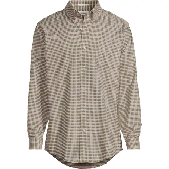No Iron Supima Cotton Oxford Dress Shirt - primary
