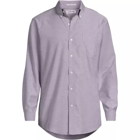 No Iron Supima Cotton Oxford Dress Shirt - primary